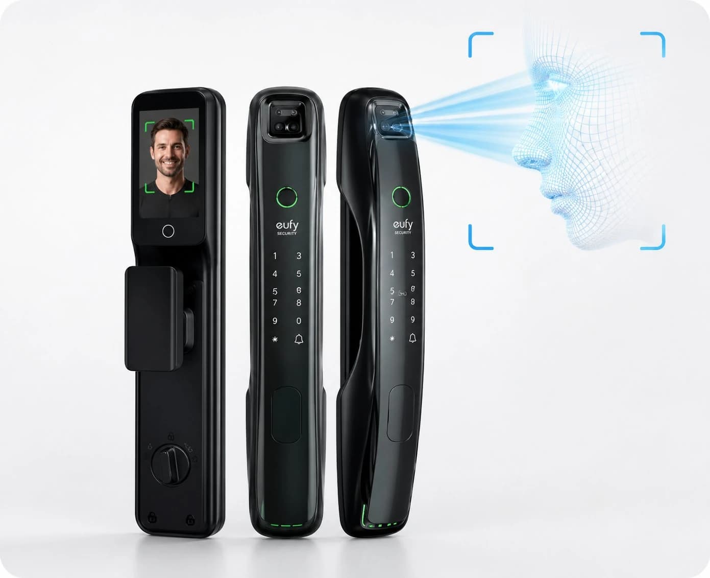 LW1 premium 3D face recognition smart lock