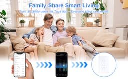 Smart Light Switch, Smart Switch, Alexa Light Switch, Compatible with Alexa, Apple Home, Google Home, and SmartThings