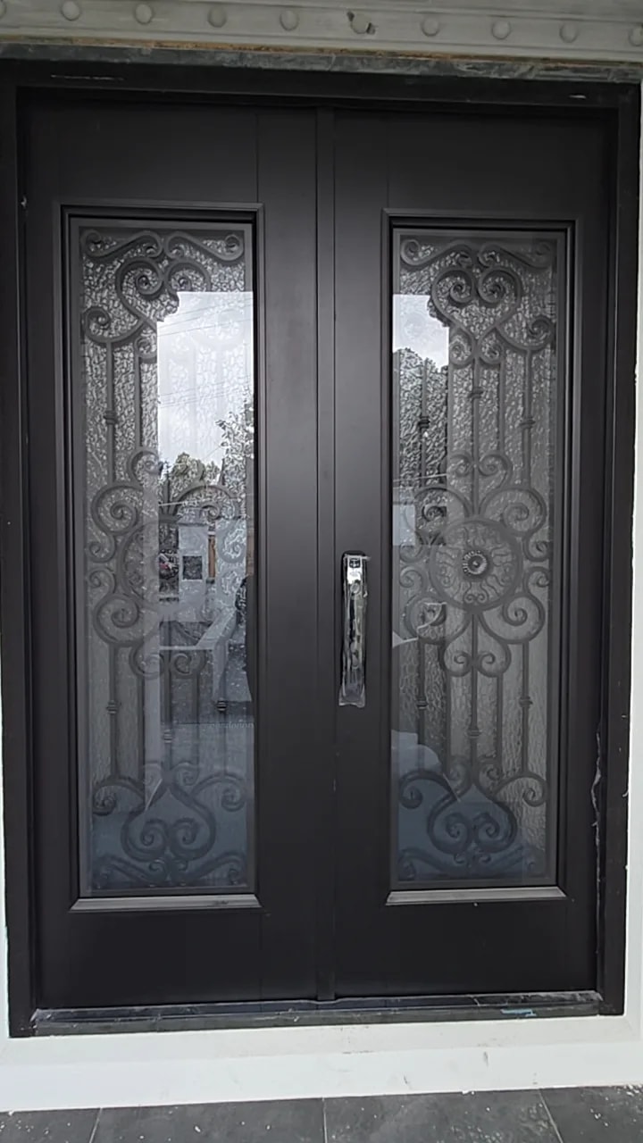 Smart access integrated into luxury residential entrance in Balwyn