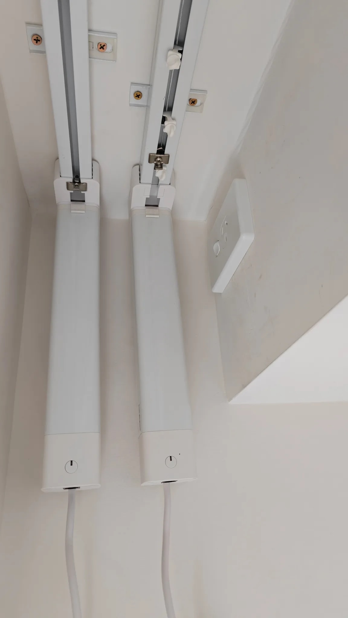 Motorised curtain track and smart control installation in Balwyn home