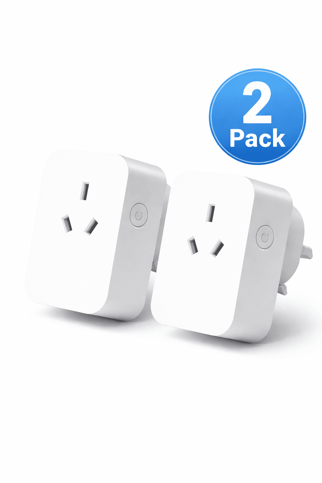 Smart WiFi Plug AU Standard (2 Pack) | 10A Smart Socket with App & Voice Control, Timer & Schedule, No Hub Required