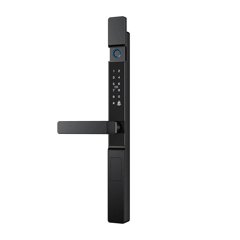 AT-E X11 Aluminum Sliding Lock – Black, Multi-Access for Sliding Doors