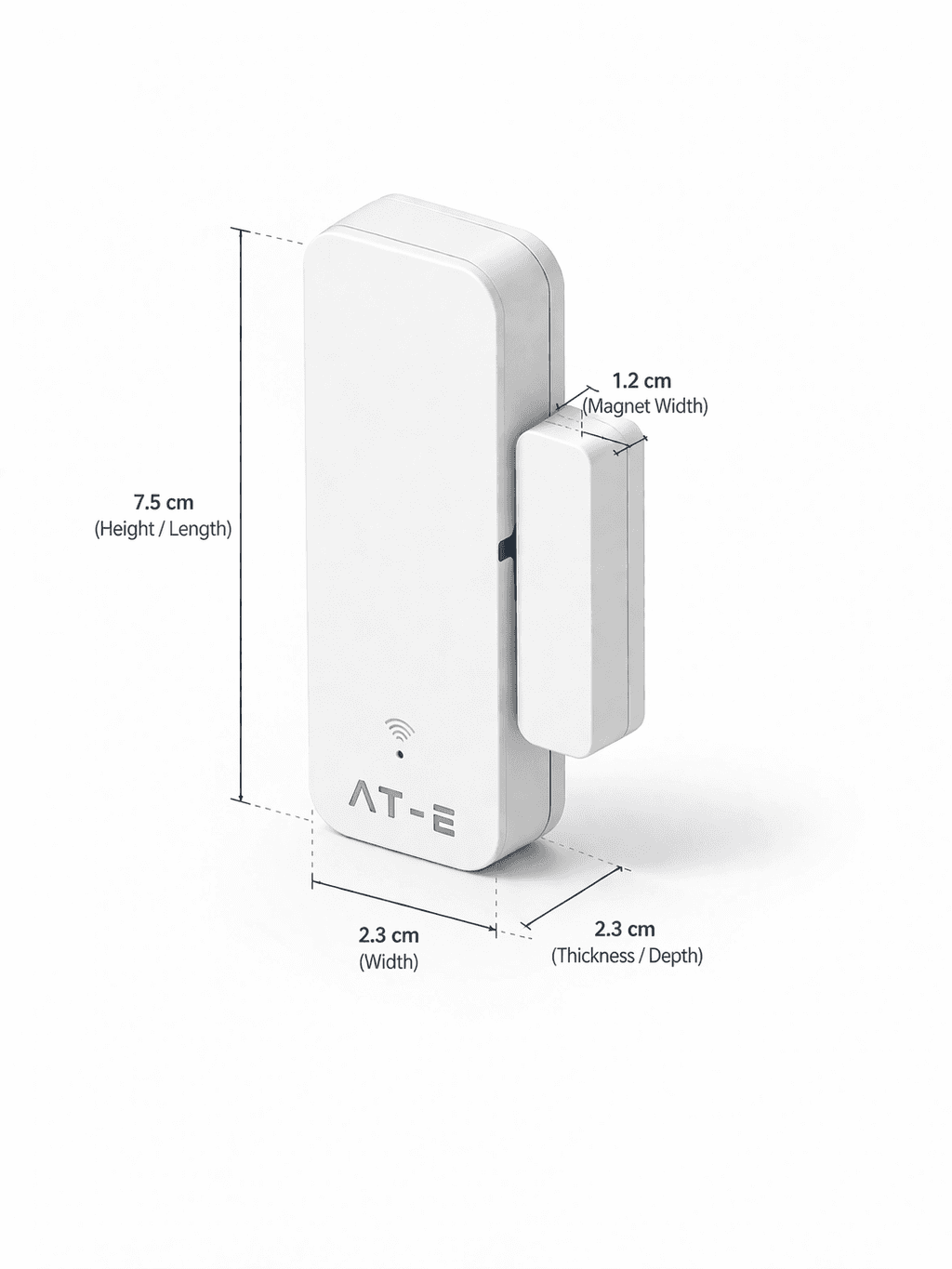 Zigbee Smart Door & Window Sensor | Real-Time Alerts, Smart Home Automation, App Control (Hub Required)