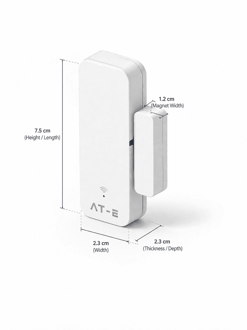 Zigbee Smart Door & Window Sensor | Real-Time Alerts, Smart Home Automation, App Control (Hub Required)