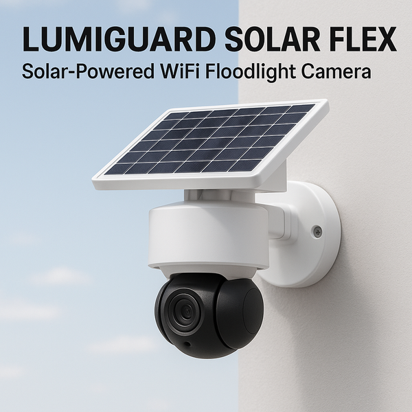 LUMIGUARD SOLAR FLEX – Solar-Powered WiFi Floodlight Camera